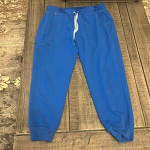 Blue figs joggers size medium